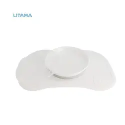 ظرف غذا خوری و صفحه نگهدارنده بزرگ سفید تویست شیک