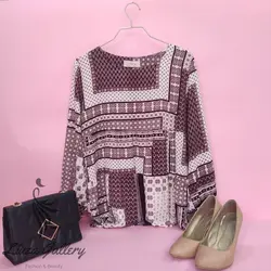 شومیز بهاری آستین مچی(Lp_030)