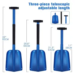 بیل آلومینیومی تاشو (مخصوص شن و برف)