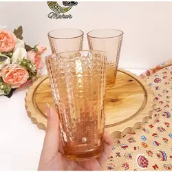 لیوان صورتی توپ توپی
