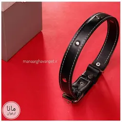 قلاده گردنی چرم 2.5cm