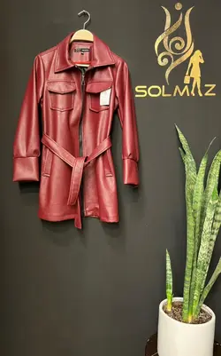 پالتو چرم پوست ماری