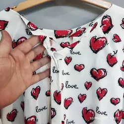 شومیز قلبی کد 1029