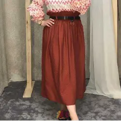 دامن کمر کش آجری