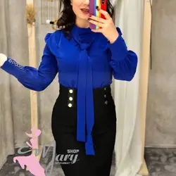 شومیز کروات پاپیون کد 1120