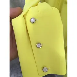 شومیز شالدار زرد