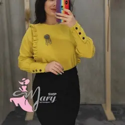 شومیز پشت دکمه کد 1033