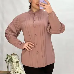 شومیز آستین پلیسه کد 1064