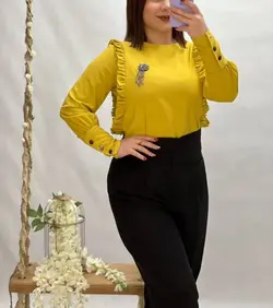 شومیز پشت دکمه کد 1033