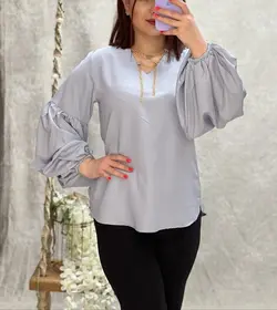 شومیز یقه زنجیر کد 1034