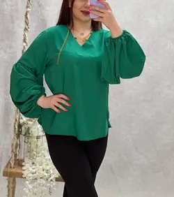 شومیز یقه زنجیر کد 1034