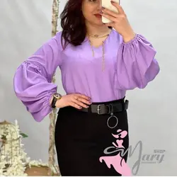 شومیز یقه زنجیر کد 1034