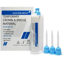 ماده ساخت روکش موقت کامپوزیتی MASTER-DENT/ Temp. C&amp;B Material