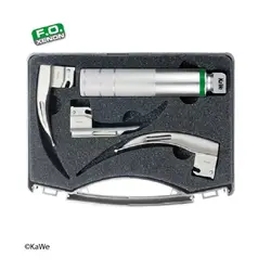 ست لارنگوسکوپ ۳ تیغه اطفال استاندارد KaWe 2.5V F.O XL