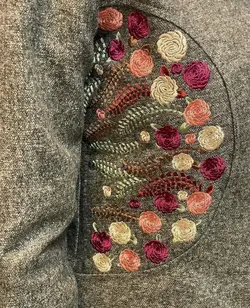 پالتو مدل سی‌گل رنگ طوسی روشن