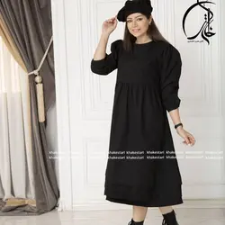 پیراهن مدل رُزا- رنگ مشکی