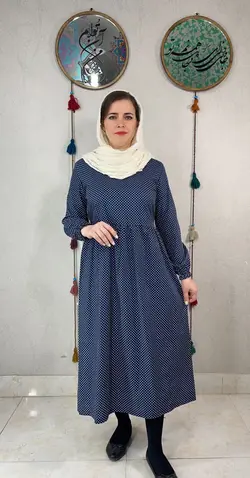 پیراهن مدل لیانا، سورمه‌ای