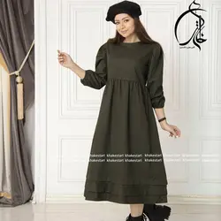 پیراهن مدل رزا، رنگ سبز یشمی