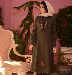 پیراهن ژیله مدل سابینا- رنگ سبز