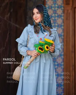 پیراهن مدل آفتابگردان