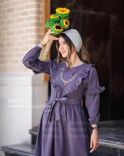 پیراهن مدل آفتابگردان