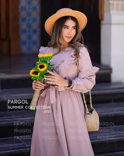 پیراهن مدل آفتابگردان