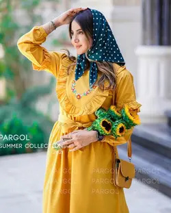 پیراهن مدل آفتابگردان