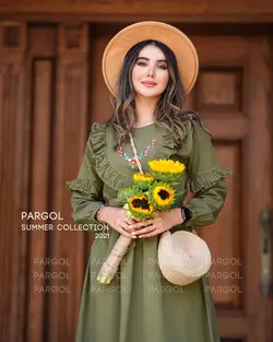 پیراهن مدل آفتابگردان