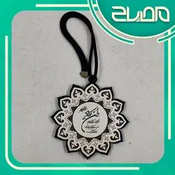 آویز ماشین گل 12 پر حکاکی و ان یکاد