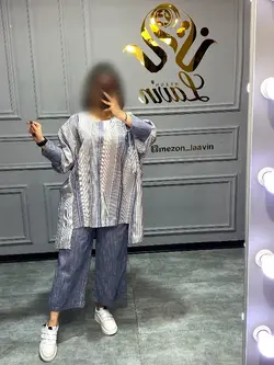 ست مانتو و شلوارکد 4156