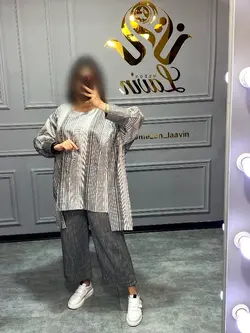 ست مانتو و شلوارکد 4156