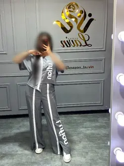 ست کراپ و شلوار کد 4151