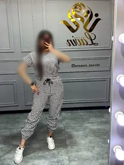 ست نیم تنه شلوار4149
