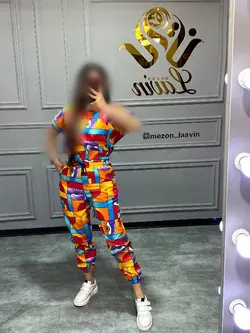 ست نیم تنه شلوار4149