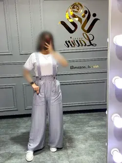 شلوار ساسبندی کد 5012