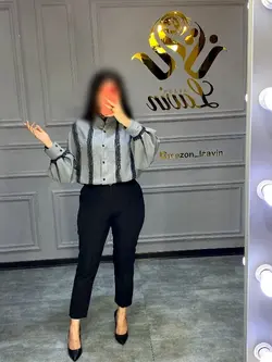 ست شومیز شلوارکد 4118