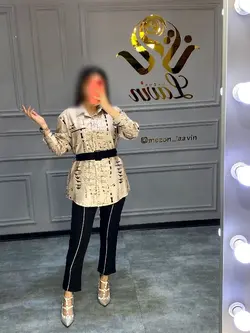 ست شومیزشلوارکد 4114