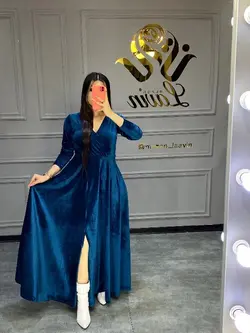 پیراهن مخمل کد 1092