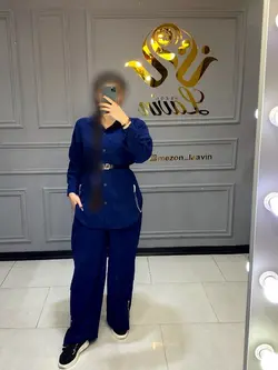 ست مانتوشلوار کد4075