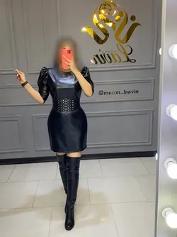 پیراهن چرم کد 1084