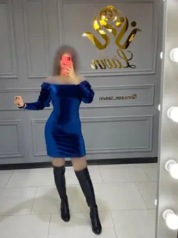 پیراهن مخمل کد1081