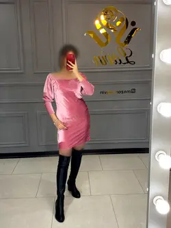 پیراهن مخمل کد1081