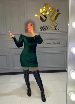 پیراهن مخمل کد1081