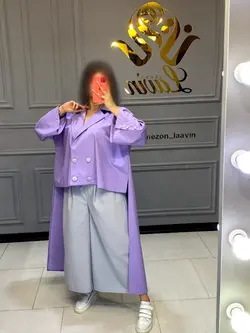ست مانتو شلوار کد 4050