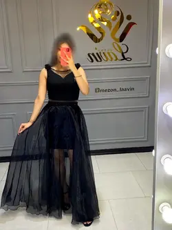 ست نیم تنه دامن کد 4048