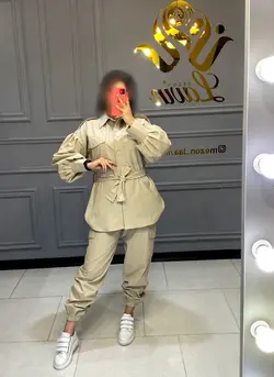 ست مانتو شلوار کد 4036