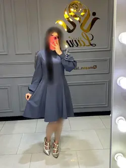 پیراهن آستین تورخالدار کد1003