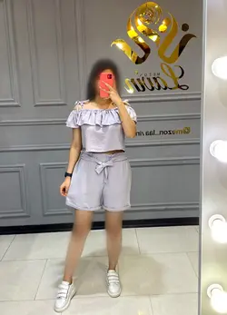 ست تاپ شلوارک کد4023