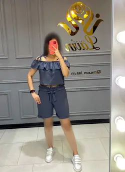 ست تاپ شلوارک کد4023