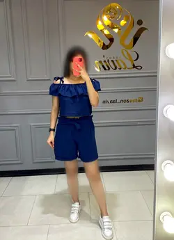 ست تاپ شلوارک کد4023